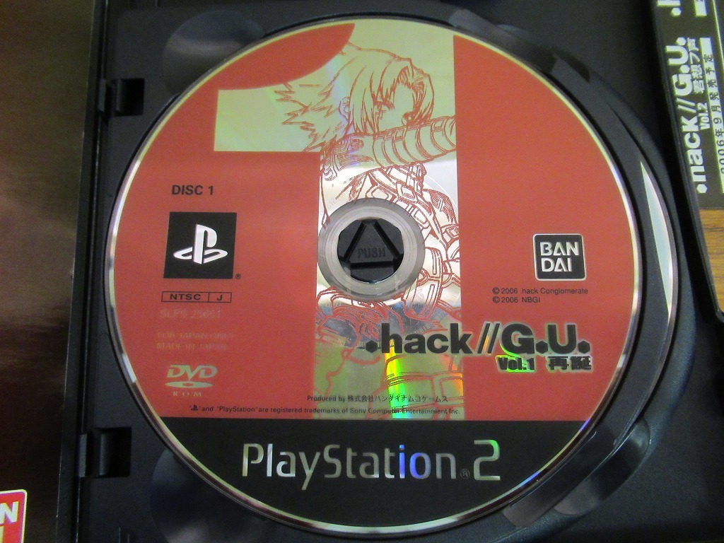 KMG3178★PS2ソフト .hack//G.U .VOL.1 再誕 ケース説明書はがき付き 起動確認済み 研磨・クリーニング済み プレイステーション2_画像4