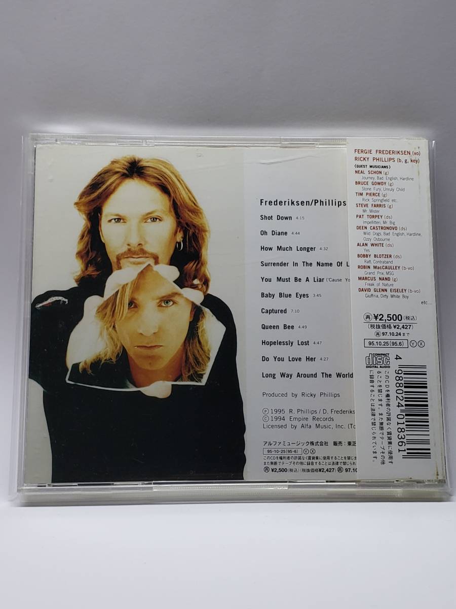 FREDERIKSEN/PHILLIPS／フレデリクセン/フィリップス／国内盤CD／帯付／1995年発表／1stアルバム／廃盤／ファーギー・フレデリクセン_画像2