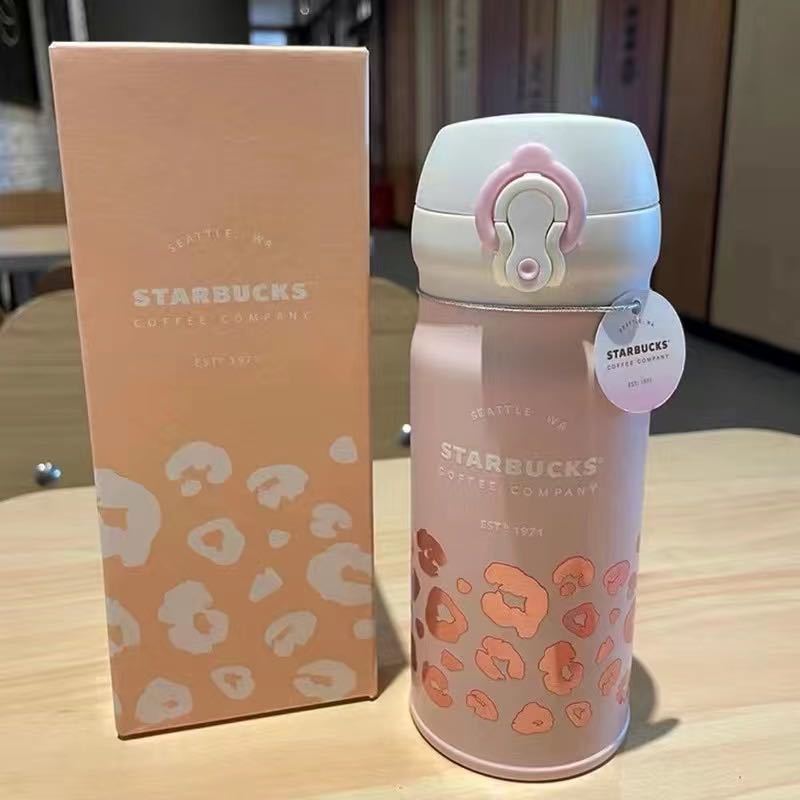 海外限定　スタバ　スターバックス　ステンレスボトル 水筒　タンブラー　350Ml ピンク_画像1