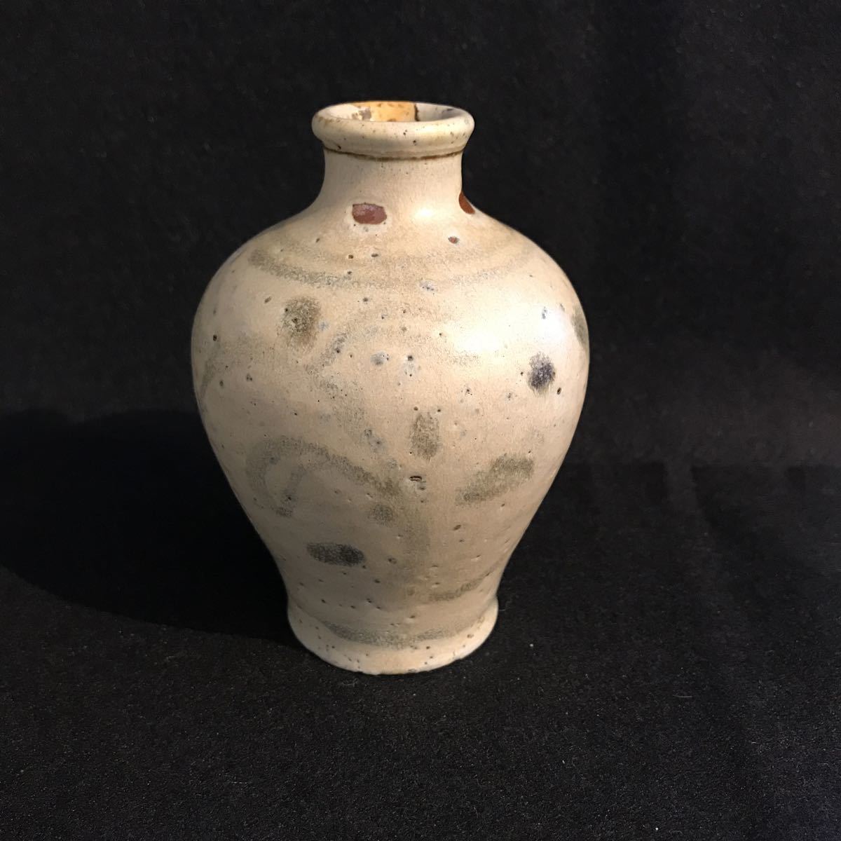 李朝 徳利 酒器 李朝白磁 43 コレクター放出品 蔵出し