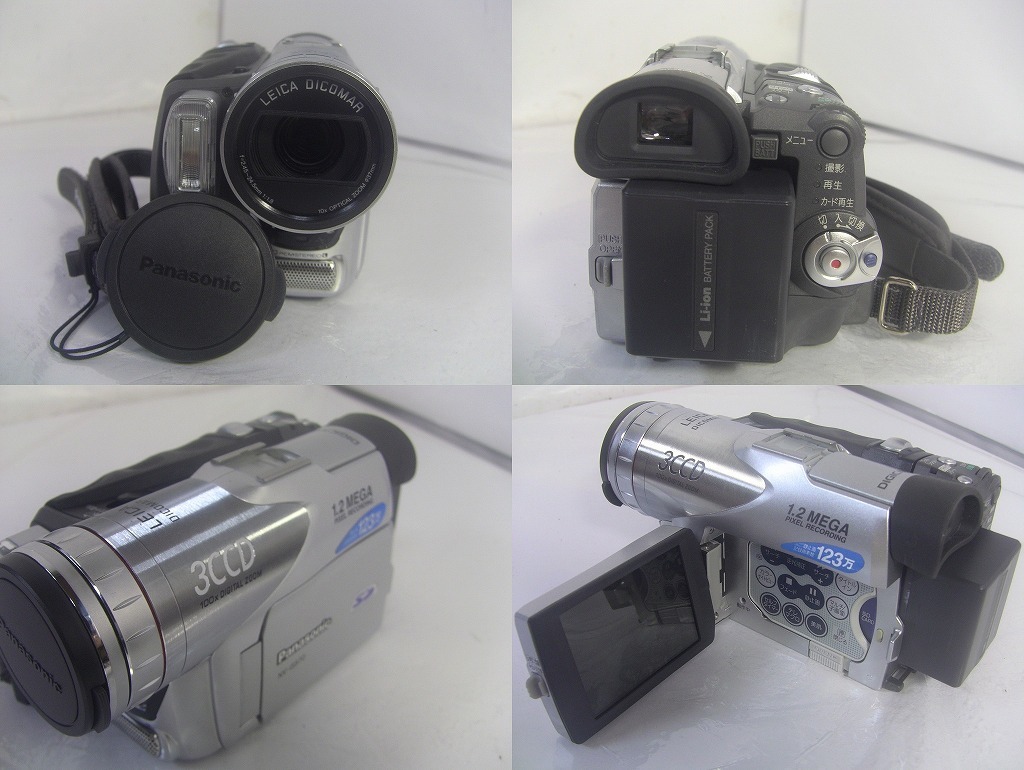 【動作確認済み・MiniDVビデオカメラ・ダビングにご使用ください！】Panasonic MiniDVビデオカメラ NV-GS70/0510_画像3