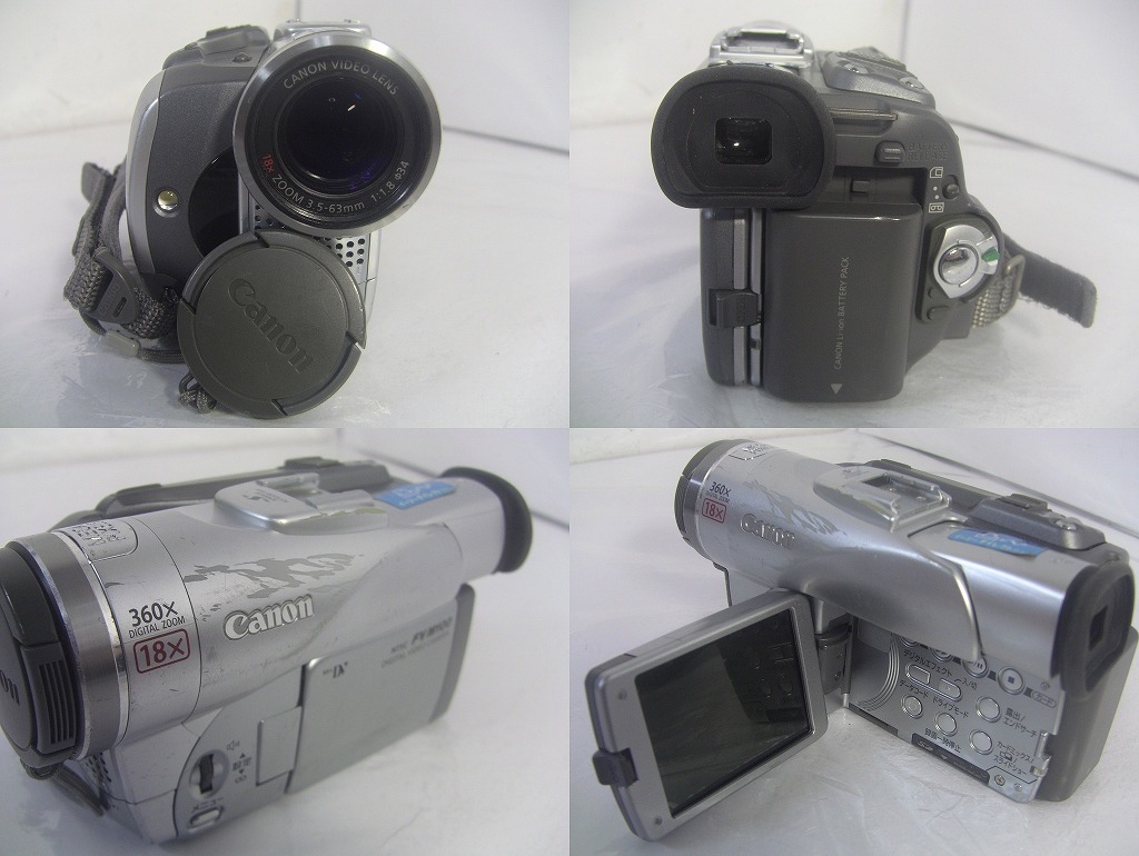 【動作確認済み・MiniDVビデオカメラ・ダビングにご使用ください！】Canon MiniDVビデオカメラ DM-FV M100/0528_画像3