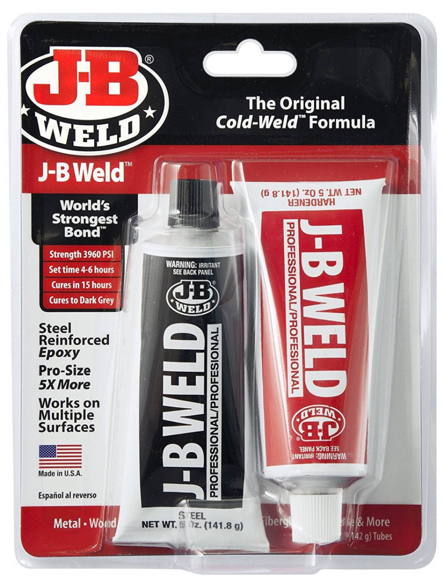 JB weld * Pro standard. 5 times capacity business use putty shape super powerful adhesive enduring gasoline enduring brake fluid enduring engine oil 