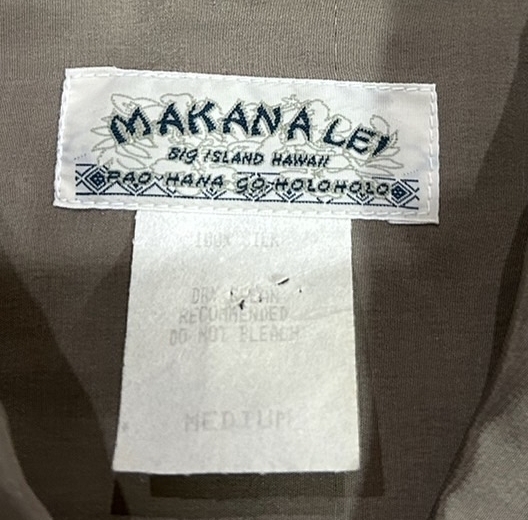＊マカナレイ MAKANALEI シルク 和柄 虎 アロハシャツ オープンカラー 半袖シャツ トップス M BJBC.G _画像8