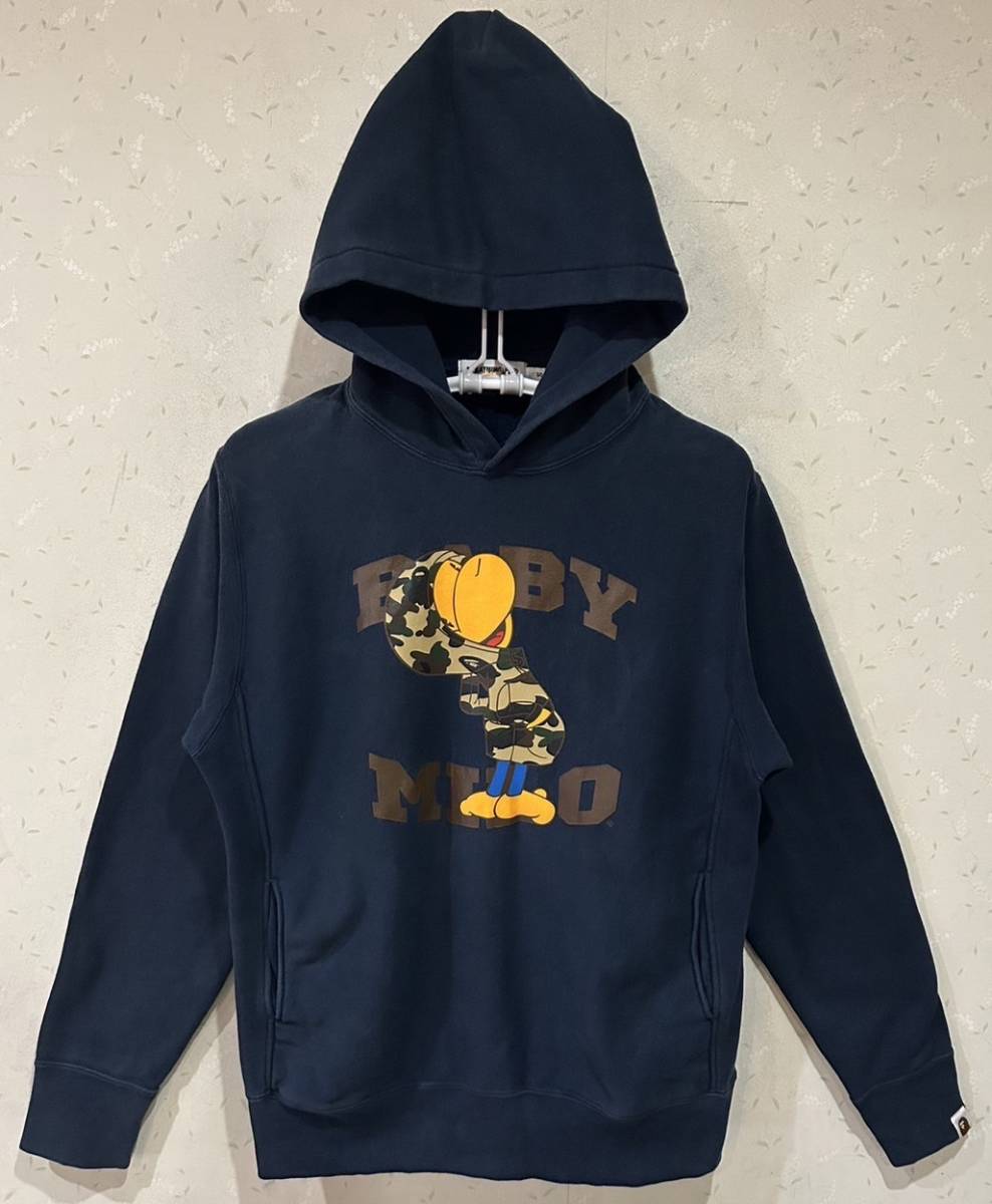 超美品 ＊アベイシングエイプ A BATHING APE BABY MILOスウェット プル