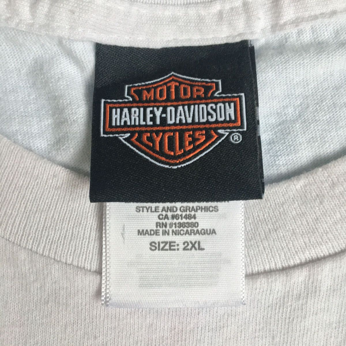 レア KITH Harley Davidson ボックスロゴTシャツ 2XL １点物 ゲリラ