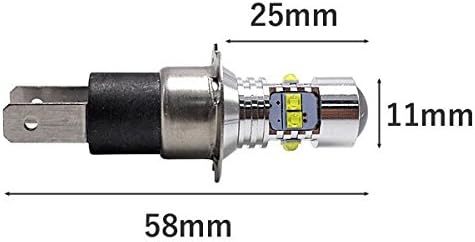 H3c H3d LED ショートバルブ 2個 ホワイト 12V 24V フォグランプ CREE 50W LEDバルブ プロジェクターレンズ搭載_画像3