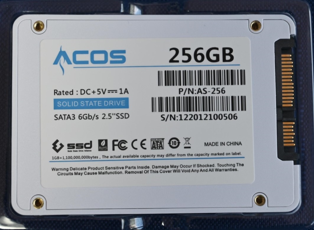 新品・未開封＊ACOS SSD (256GB) ． 商品细节| Yahoo! JAPAN Auction