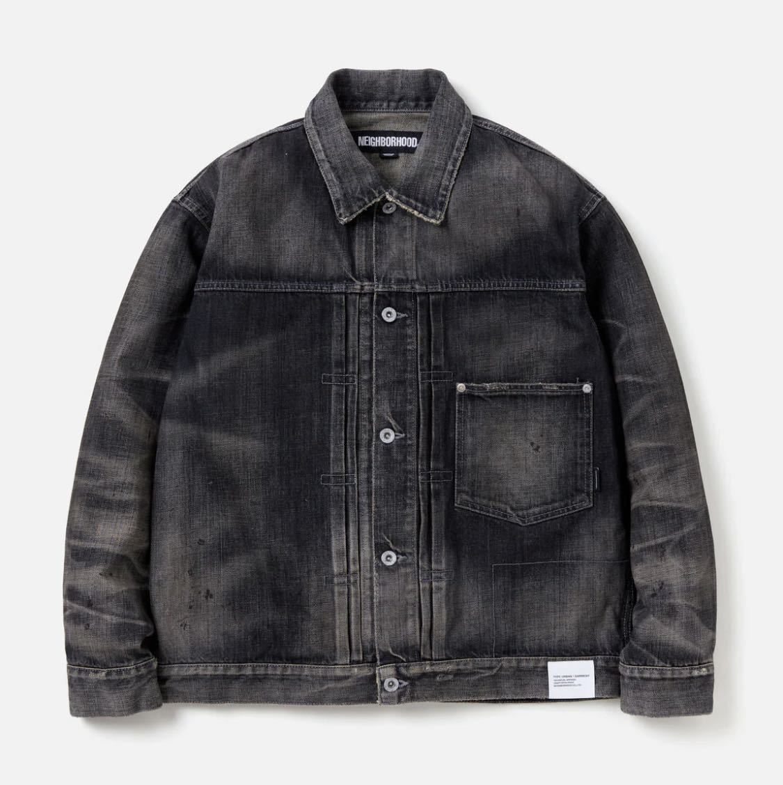 NEIGHBORHOOD SAVAGE DENIM TYPE-1 JACKET XL BLACK_画像1