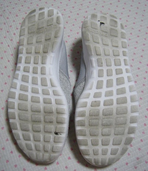  Adidas adidas CLOUDFOAM LIGHT SLIPON casual for slip-on shoes * sneakers white series size 24.5. ventilation / cushion function 