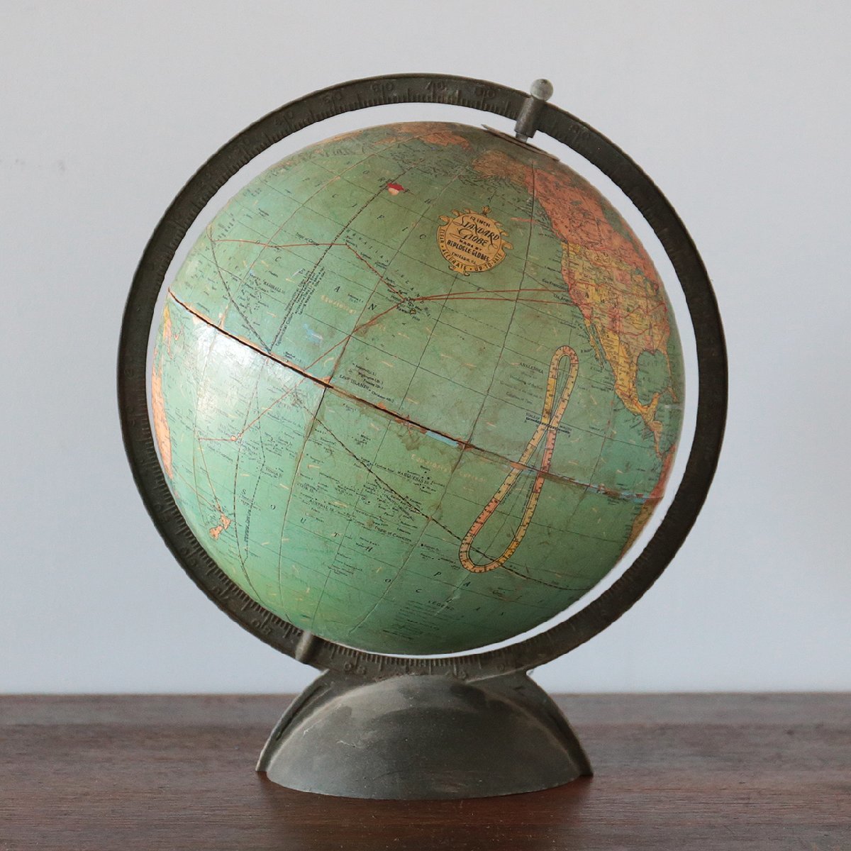 地球儀 globe ディスプレイ インダストリアル アンティーク ヴィンテージ 店舗什器 おしゃれ 雑貨