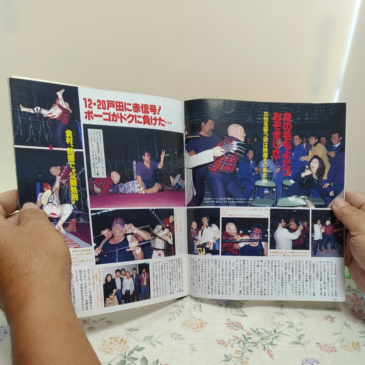 週刊 プロレス NO. 529 1992年12月29日号 ベースボールマガジン社 ①ギの画像7