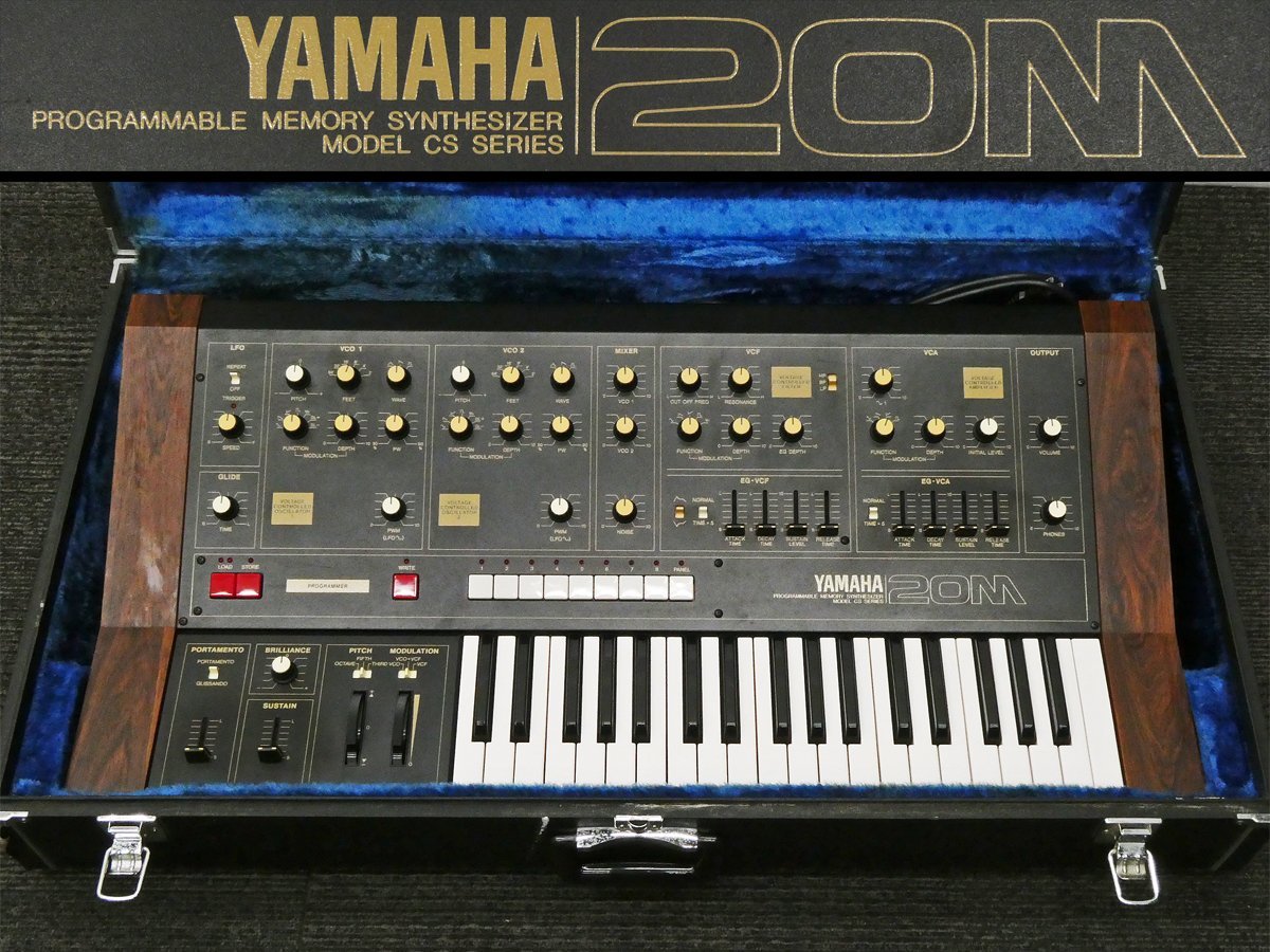 ♯ YAMAHA ヤマハ シンセサイザー CS-20M ハードケース付き【ジャンク