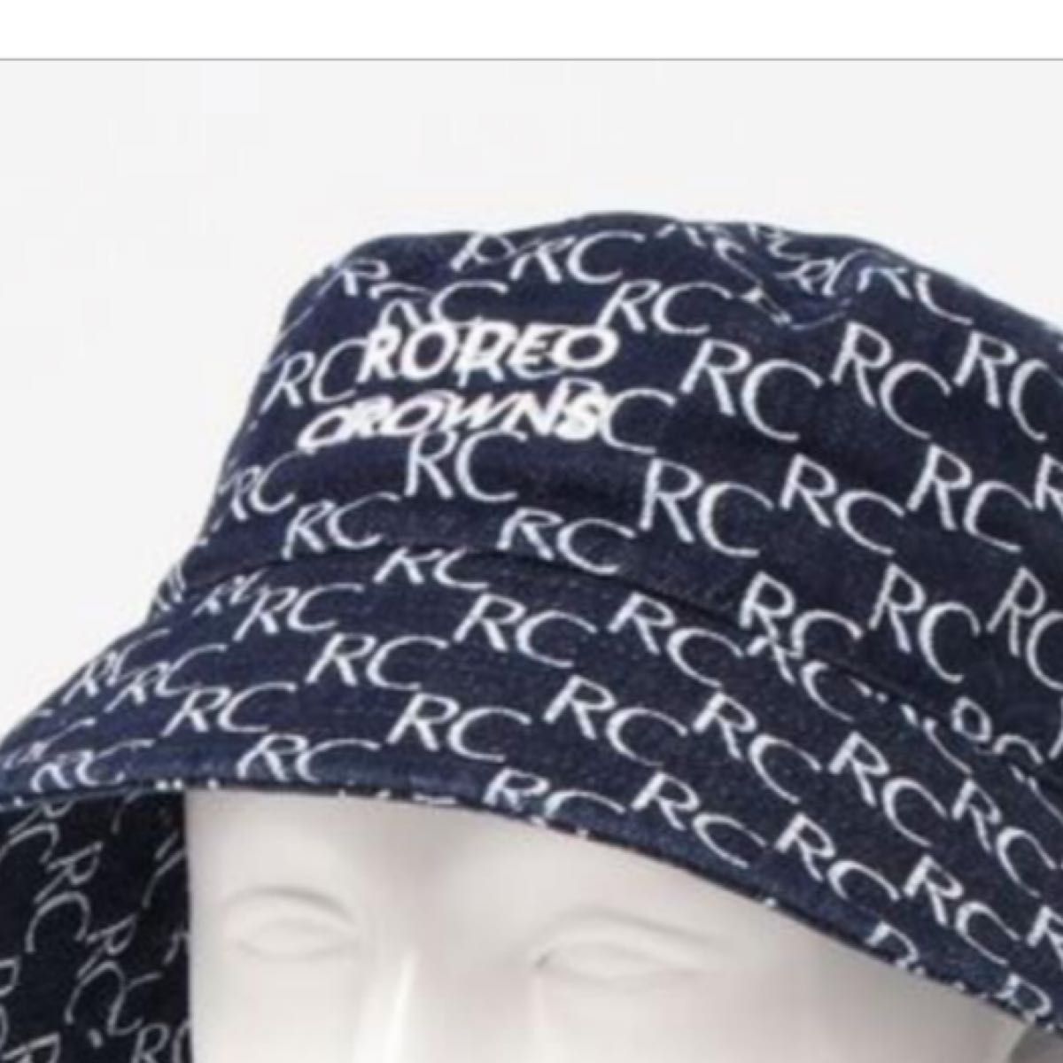 【RODEO CROWNS WIDE BOWL】 MG LOGO DENIM HAT バケットハット