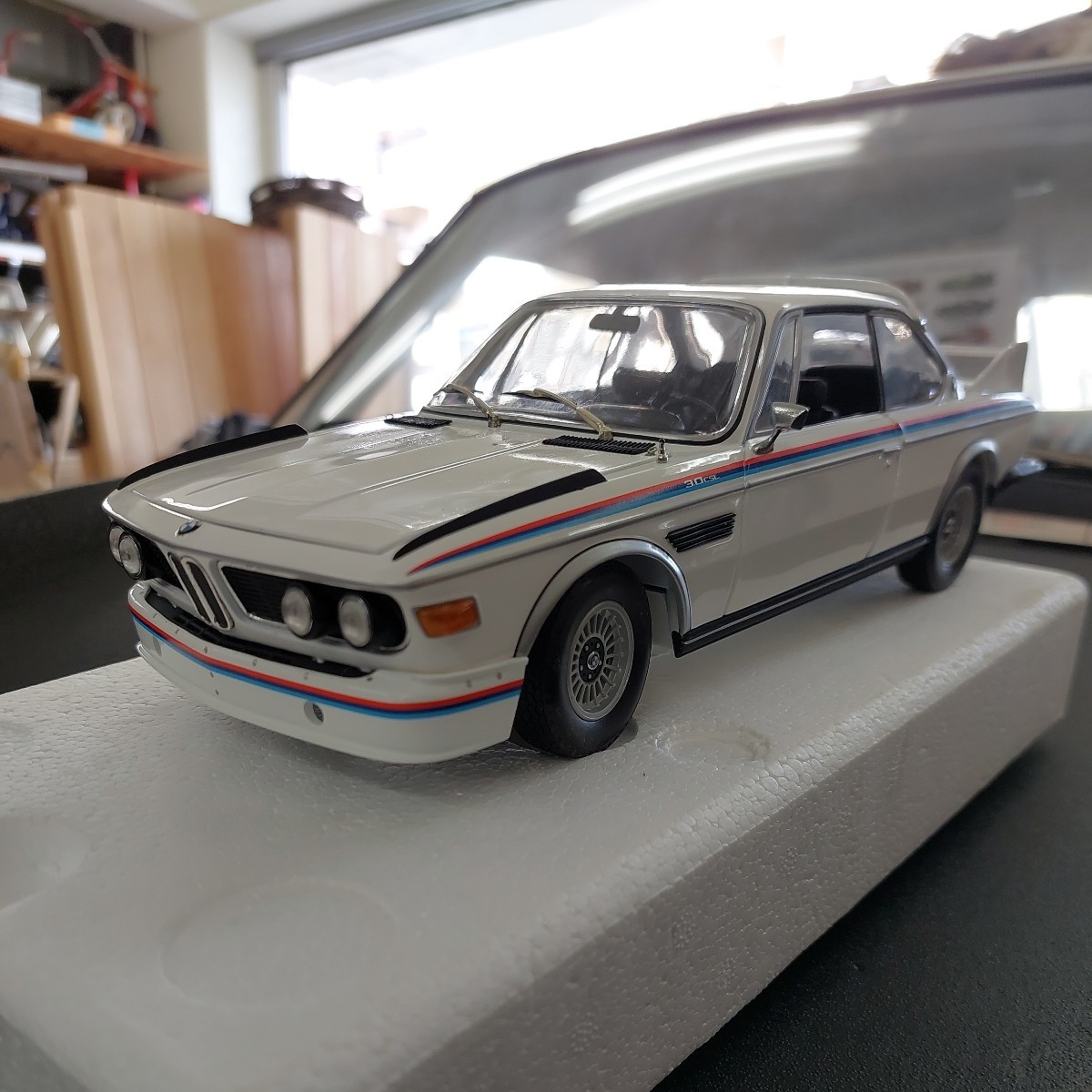 激安ブランド ◆ミニチャンプス　1973年　BMW3.0CSL　WITH　SPOILER　SET◆ 乗用車