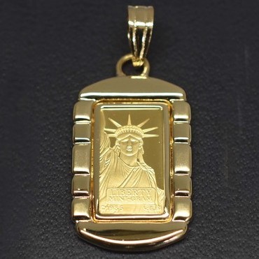 * new goods * gross weight 2.4g[24 gold /18 gold ] free woman god / in goto pendant 1g