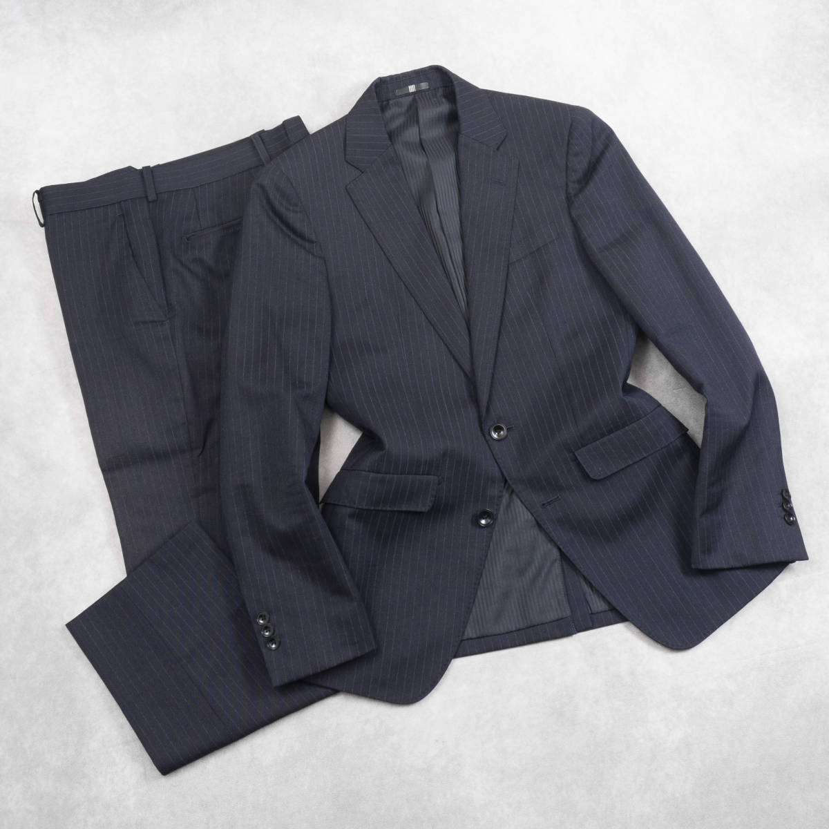 suit select zegna ゼニア スーツ セットアップ Y7 ネイビー