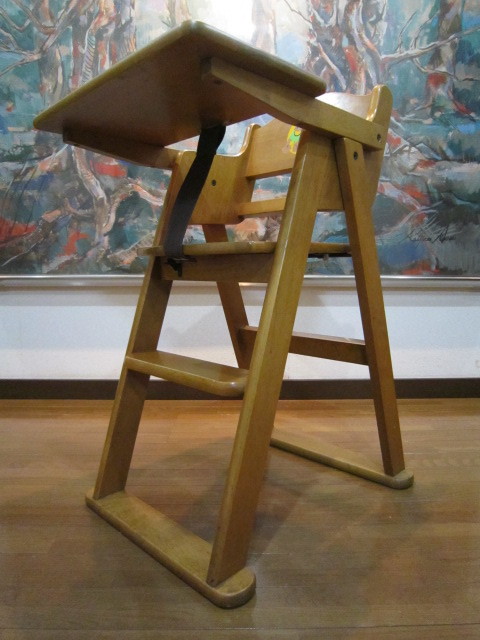  natural tree KATOJI Kato ji superior article! stylish woody - wooden baby chair wooden baby high chair Berry Grove