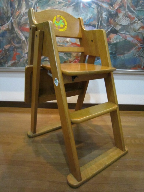  natural tree KATOJI Kato ji superior article! stylish woody - wooden baby chair wooden baby high chair Berry Grove