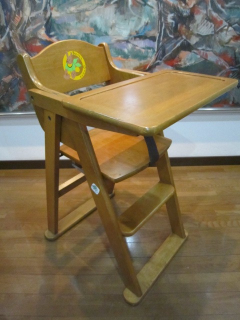  natural tree KATOJI Kato ji superior article! stylish woody - wooden baby chair wooden baby high chair Berry Grove