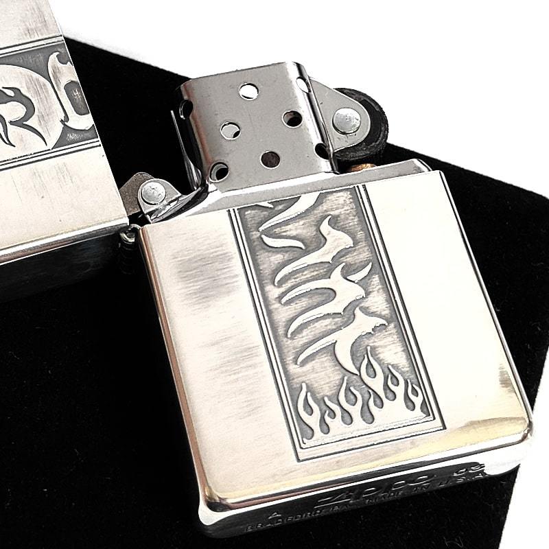 ZIPPO ライター 一点物 ワンナイR&R 限定 2003年製 レア ジッポ 絶版 珍しい 銀燻し シルバー ヴィンテージ おしゃれ メンズ