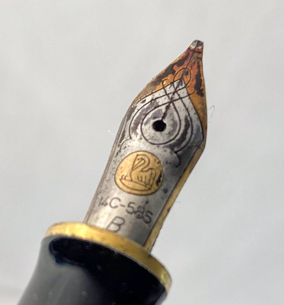 万年筆 ペリカン Pelikan PLATINUM ペン先 14C-585 14k 2本セット