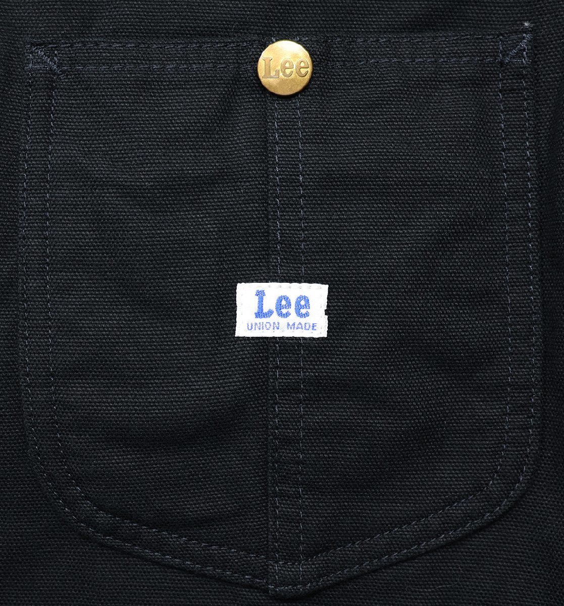 Lee DUNGAREES (リー ダンガリーズ) LOCO JACKET / ダック ロコジャケット LT0659-175 極美品 ブラック size XS / カバーオール_画像7