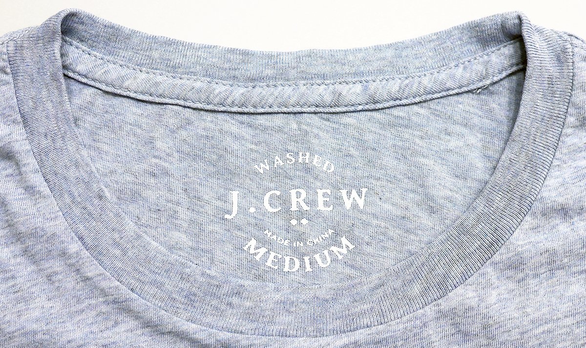 J.CREW (ジェイクルー) Slim Contrast Pocket Tee / ウォッシュド コントラスト ポケットTシャツ #53623 未使用品 ブルー size M_画像6