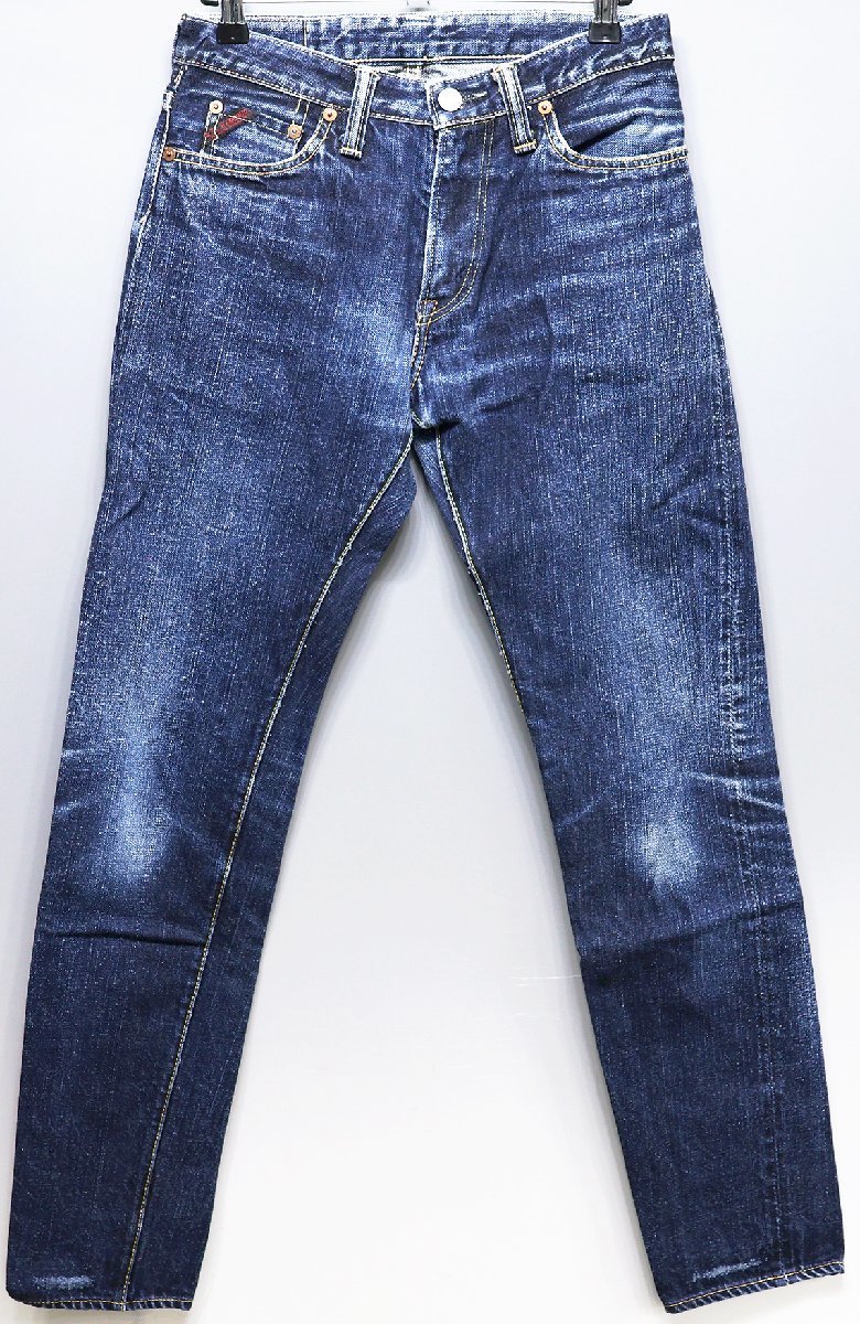 RJB (アールジェイビー) D006 Tapered Straight Jeans / テーパードストレートジーンズ w29 / フラットヘッド / デニムパンツ_画像2