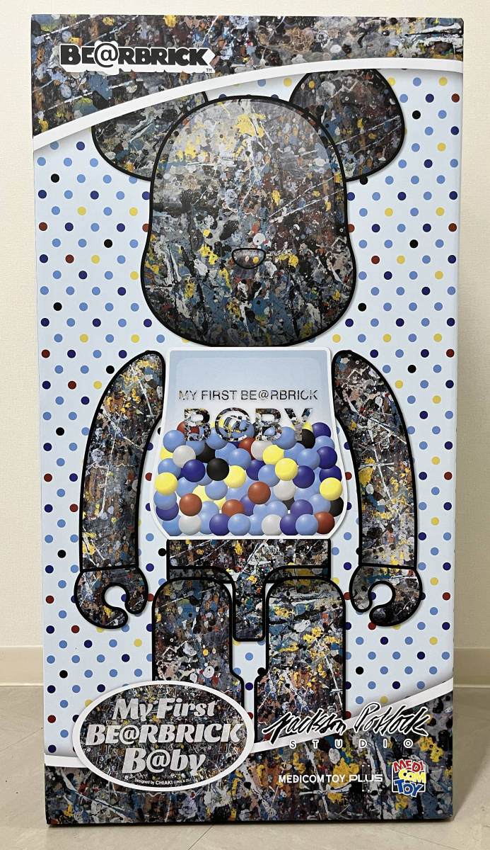 MY FIRST BE@RBRICK Jackson Pollock Studio ver. 1000%_画像1