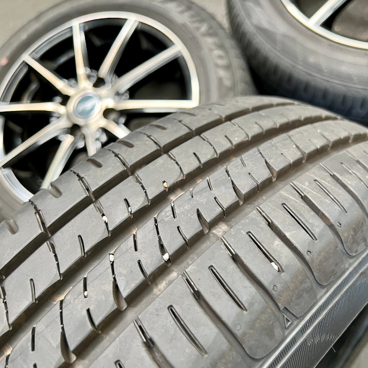 タイヤ付き社外ホイール R VERSION Sprint(R バージョン スプリント) 15×5 1/2J +43 100 4穴 175/65R15 2021年製 3・5ミリの画像10