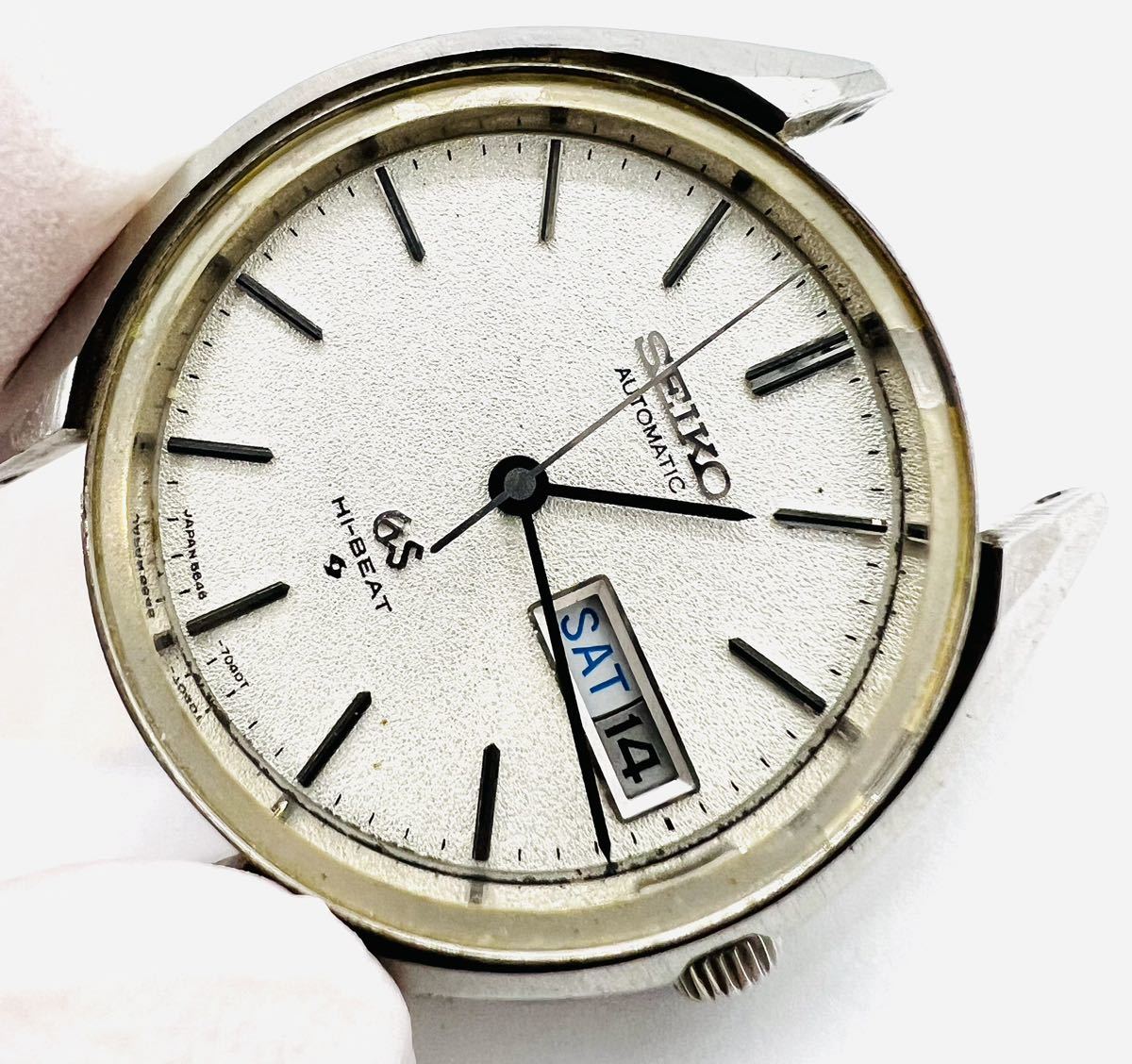 【国内在庫】 SEIKO ジャンク 腕時計 メンズ デイデイト 自動巻き 5646-7030 ハイビート グランドセイコー GS グランドセイコー