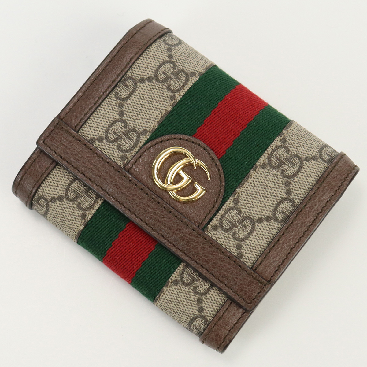 GUCCI グッチ コンパクトジップ オフィディア 523174 96IWG 8745 三折財布小銭入付き PVC ユニセックス 【中古】