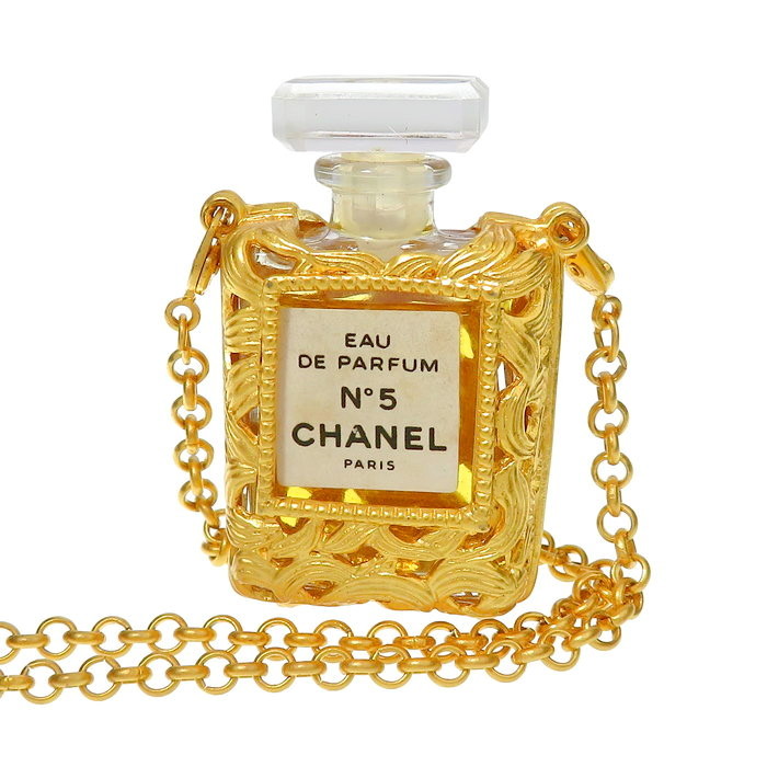 CHANEL シャネル NO5 香水 ヴィンテージ ネックレス-