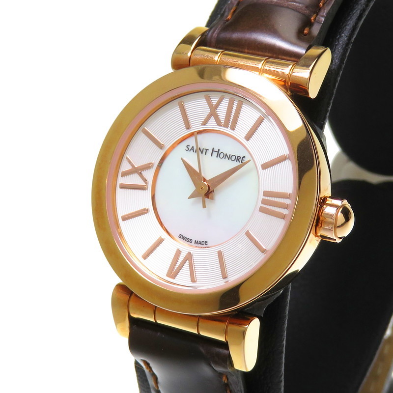 美しい 腕時計 未使用 HONORE/サントノーレ SAINT GP/クロコダイル