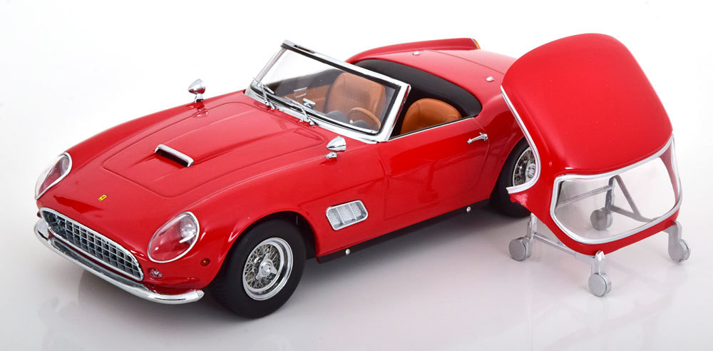 KK-Scale 1/18 フェラーリ 250 GT カリフォルニア スパイダー 1961 レッド Ferrari ミニカー KKDC181041_画像7