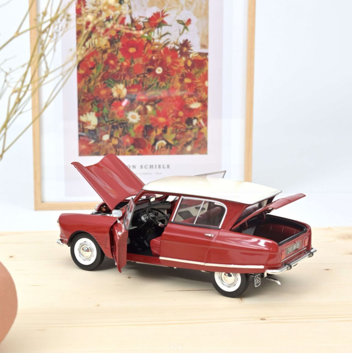 ノレブ 1/18 シトロエン アミ 6 クラブ 1968 コルセアレッド NOREV CITROEN AMI 6 CLUB 1968 Corsaire Red 1968 181602_画像7