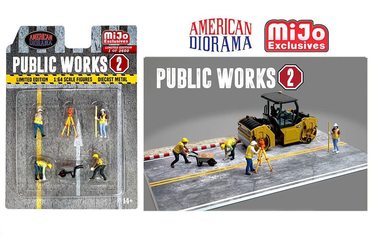 アメリカン ジオラマ 1/64 フィギア パブリックワークス 2 公共工事 American Diorama Figure Public Works 2 フィギュア_画像3