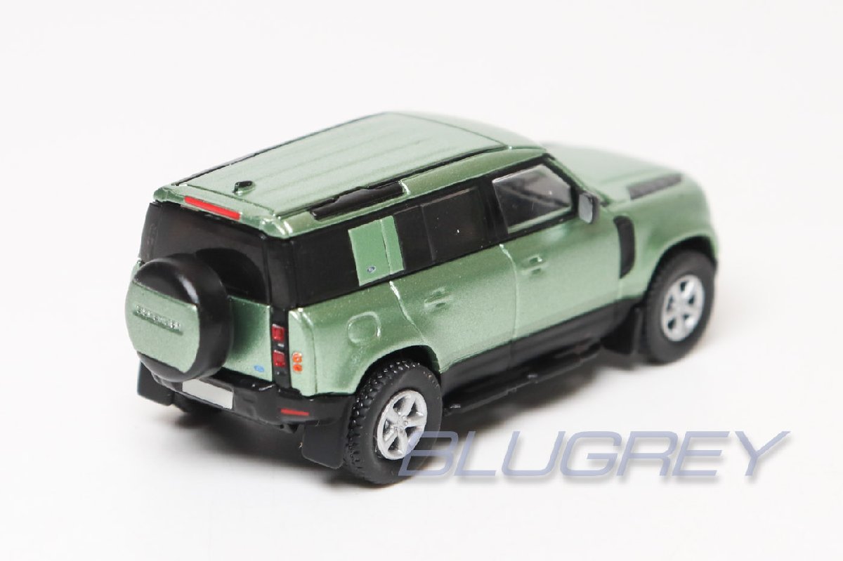 PCX87 1/87 ランドローバー ディフェンダー 110 メタリックグリーン PREMIUM CLASSIXXS Land Rover Defender HOスケール ミニカー_画像3