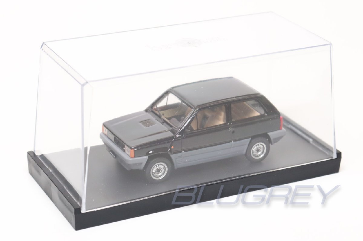 ブルム 1/43 フィアット パンダ 45 1980 ブラック BRUMM FIAT PANDA 45 NERO LUXOR ミニカー_画像4