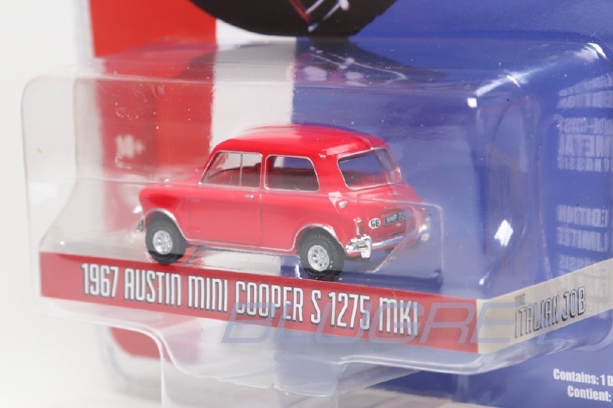 グリーンライト 1/64 オースチン ミニクーパー S 1967 レッド ミニミニ大作戦 GREENLIGHT MINI COOPER S 1275 MKI THE ITALIAN JOB_画像4