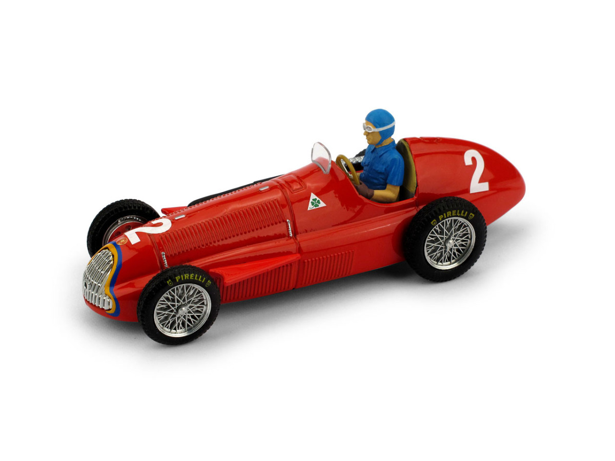 ブルム 1/43 アルファロメオ F1 159 1951 ベルギーGP 優勝 ファンジオ フィギア付き BRUMM ALFA ROMEO FANGIOの画像1