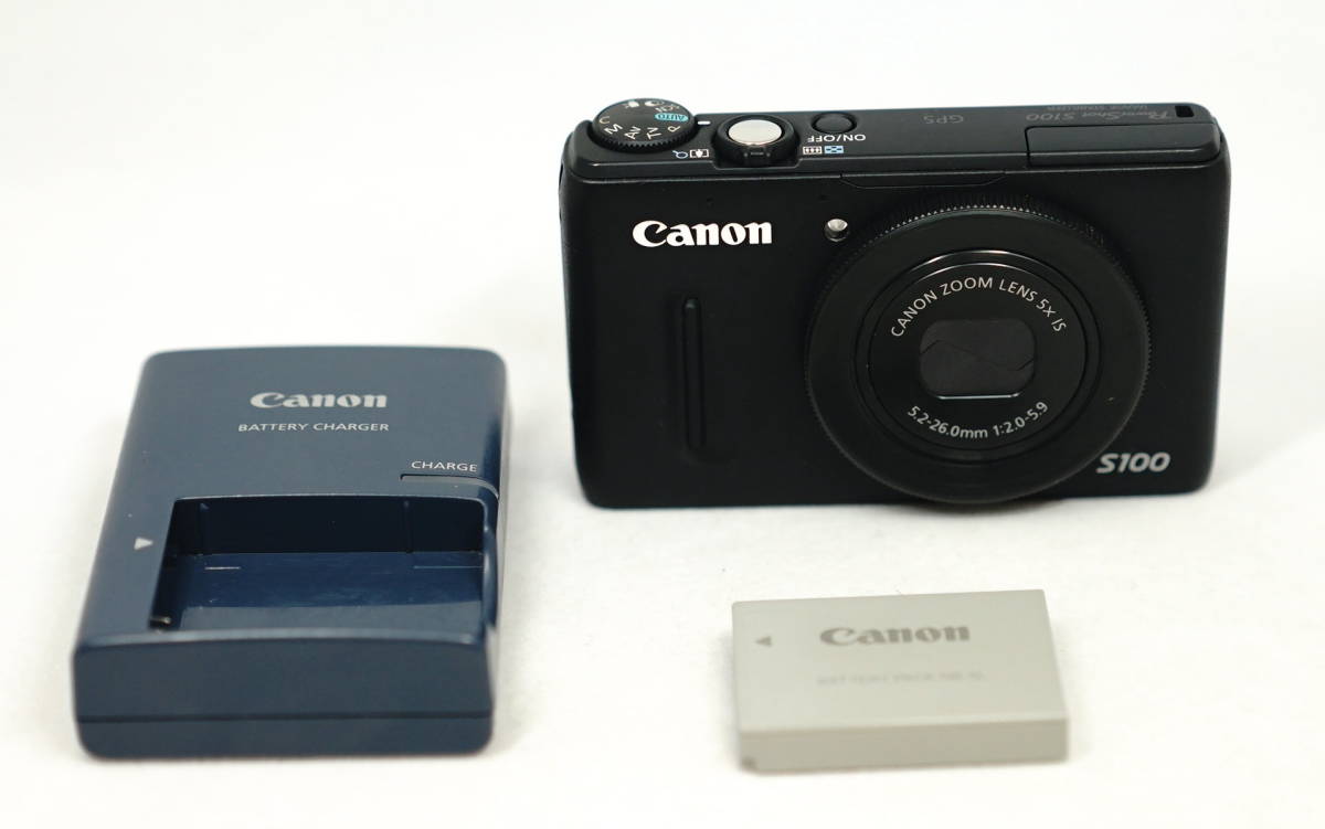 Canon PowerShot S100 ブラック 1210万画素 広角24mm 光学5倍ズーム 3.0型TFT液晶