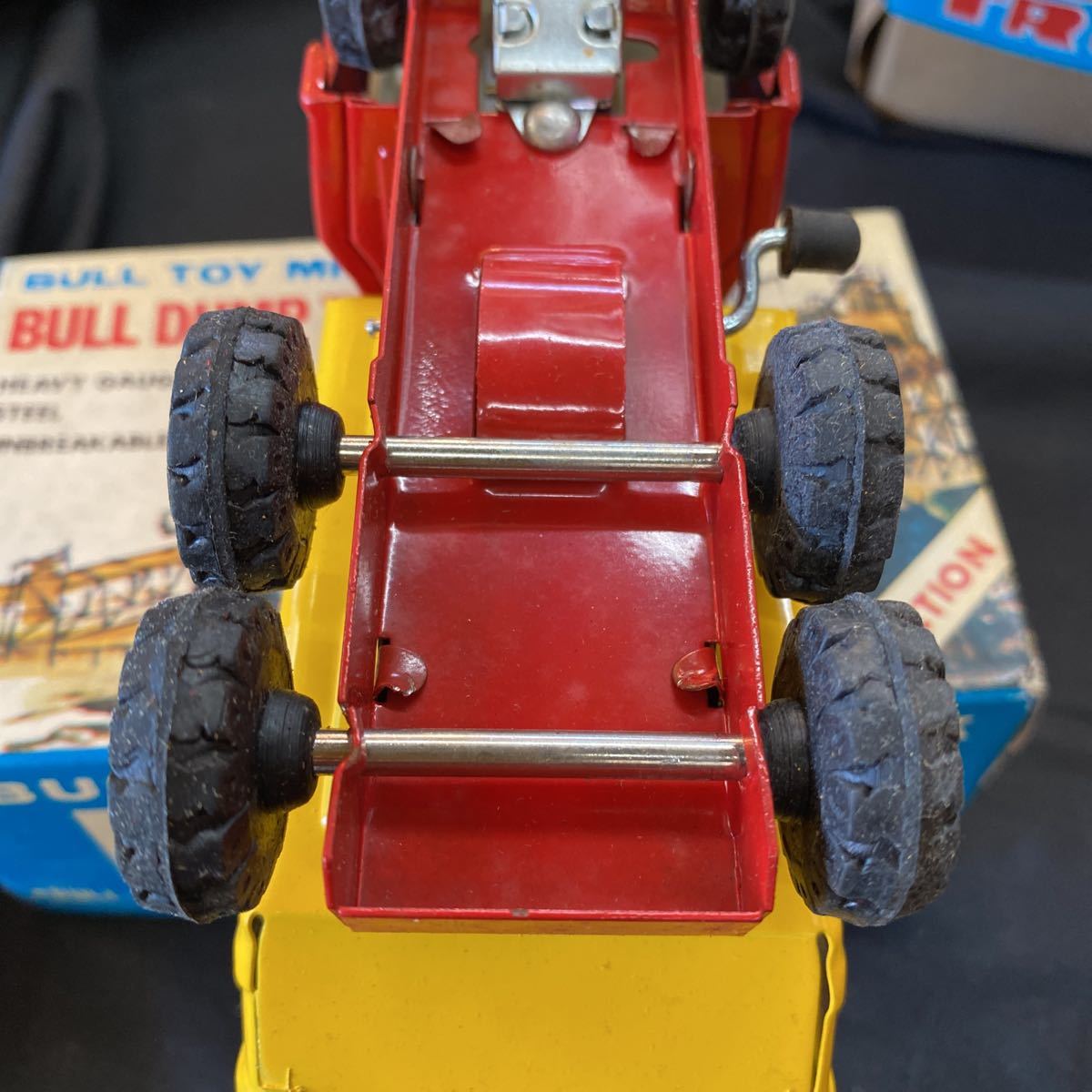 当時物 ミニカー ダンプトラック BULL TOY MINI レトロ物_画像8