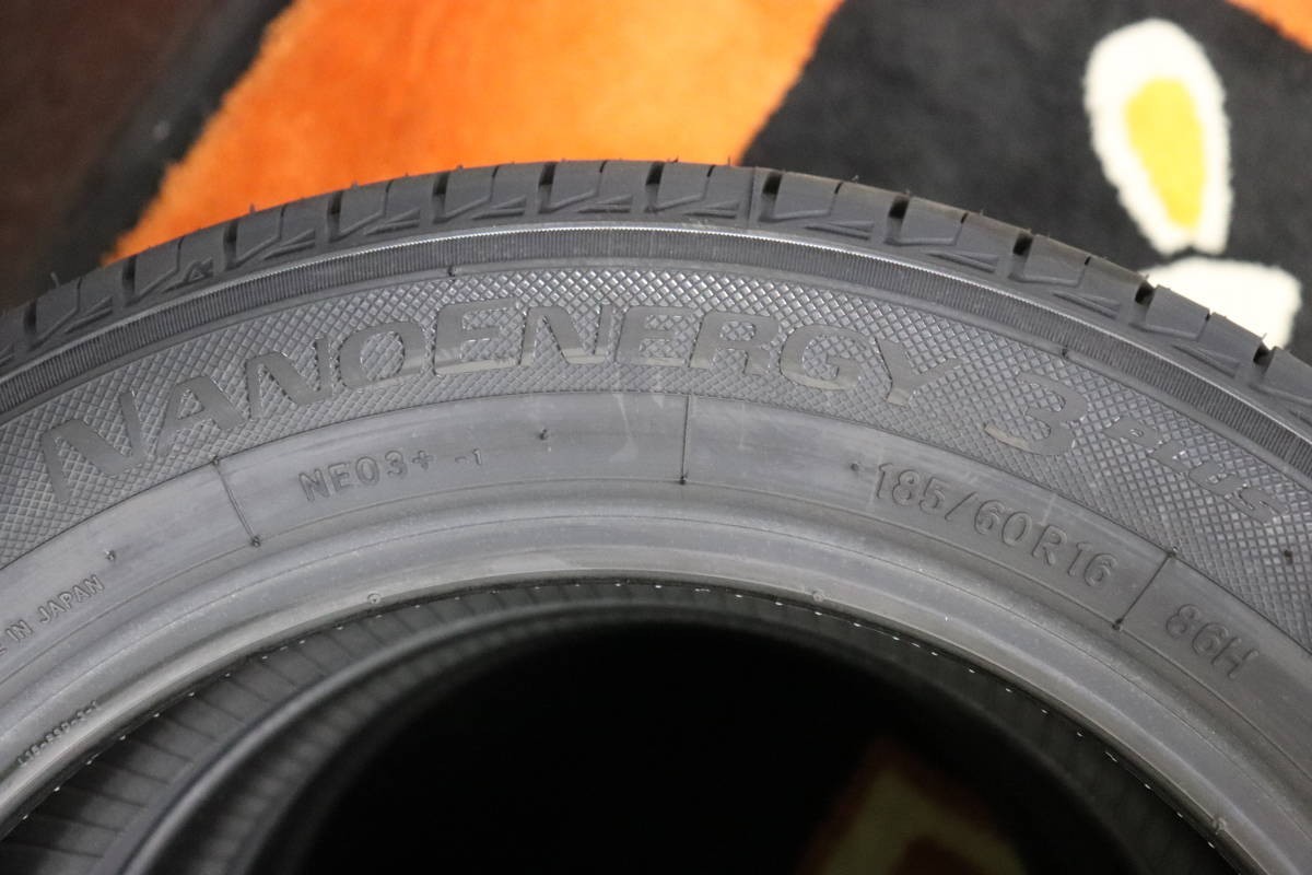 ◆【即納OK】日本製!!新品タイヤ4本Set!!185/60-16(185/60R16)トーヨーTOYOナノエナジー3プラスMAZDA2デミオUPアップ!アクアクロスオーバー_画像6