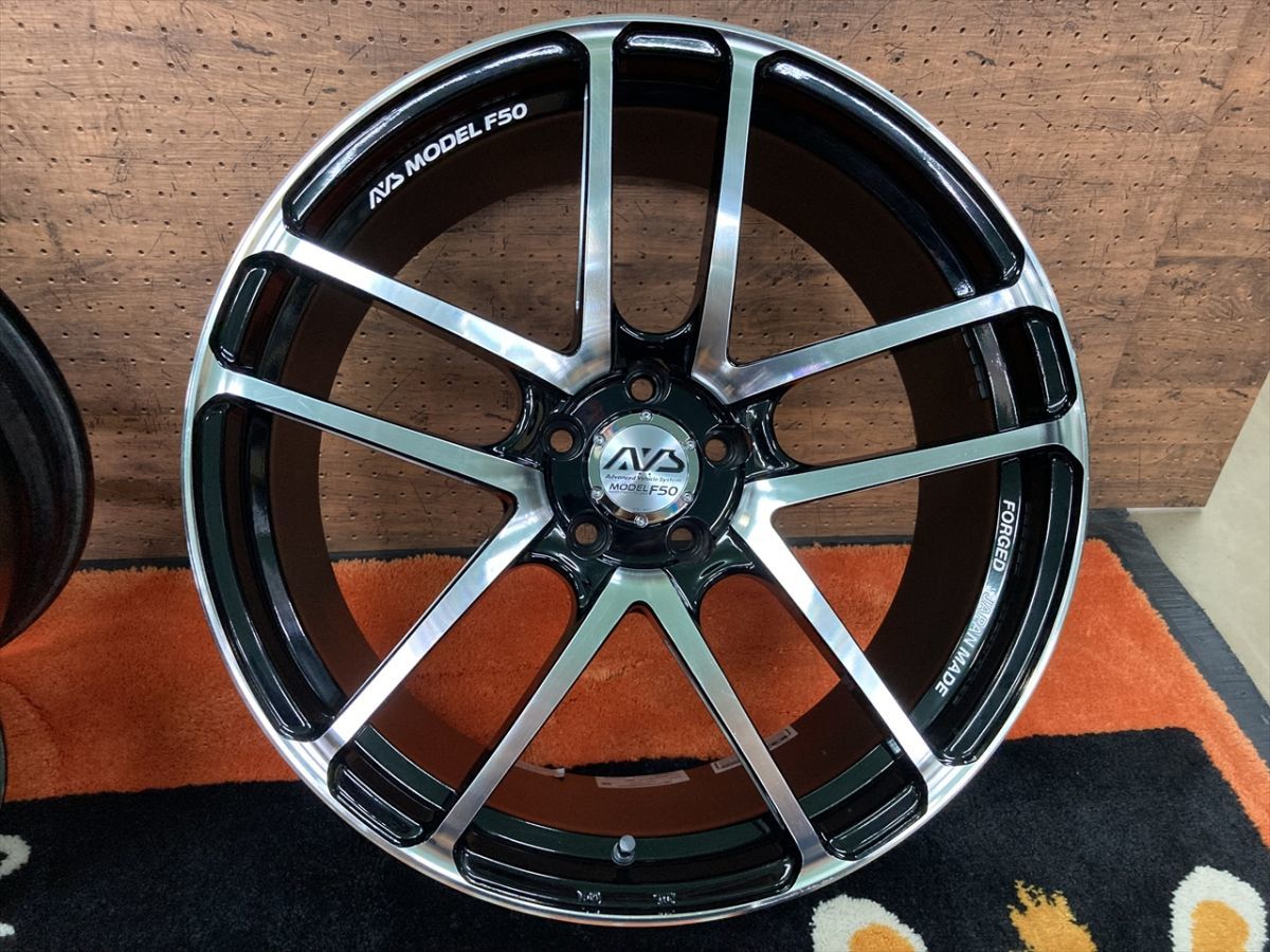 ◆ホイールのみ4本Set! 安心画像多数! 20インチ 9J ET34 112-5H AVS モデルF50 FORGED 鍛造 アウディ メルセデス BMW A4 A5 A6 RSQ3 W205の画像5