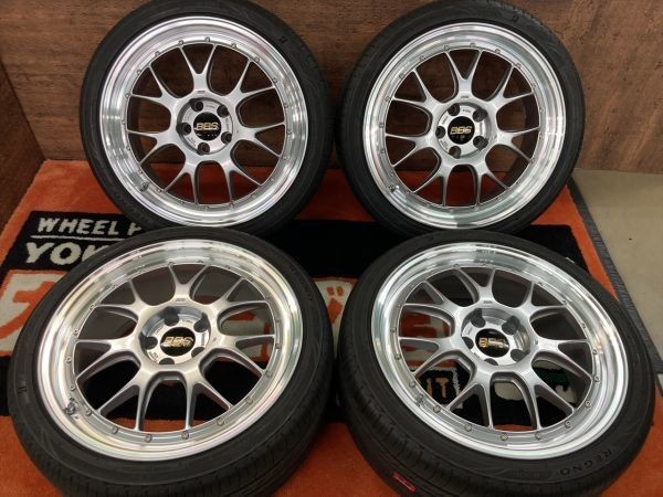 ◆夏用Set◆ 最上級Setレグノ付き! 安心画像多 BBS LM-R LM324 FORGED 鍛造 8.5J ET36 245/35 クラウン レクサスGS IS スカイライン フーガの画像1