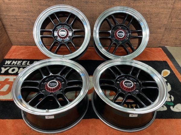 ◆ホイールのみ4本Set! 安心画像多数! 18inch 8J ET38 139.7-6H ENKEI エンケイ RPT1 200系ハイエース レジアス NV350 JWL-T スタッドレスの画像1