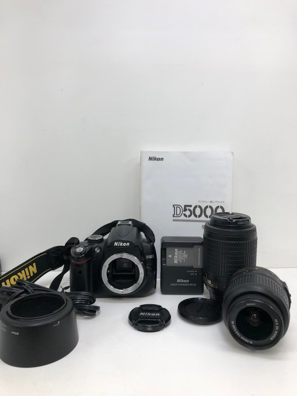 国産】 Nikon ニコン D5000 レンズ付き 230914PT080109 55-200mm1:4