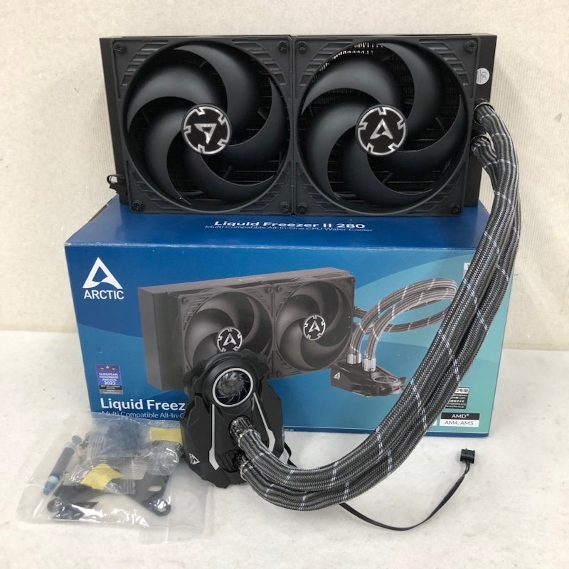 ジャンクLiquid Freezer 280 PCパーツCPUクーラー水冷式ブラック2022年